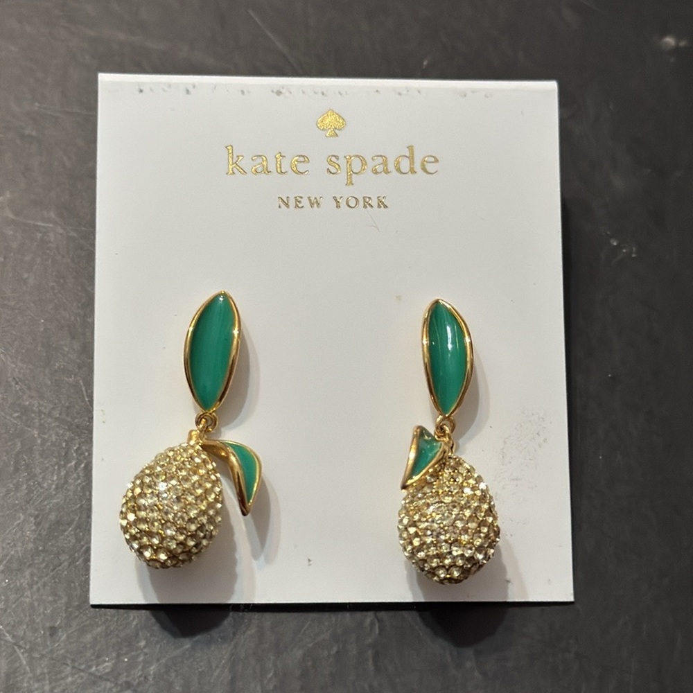 Kate spade lemon drop earrings